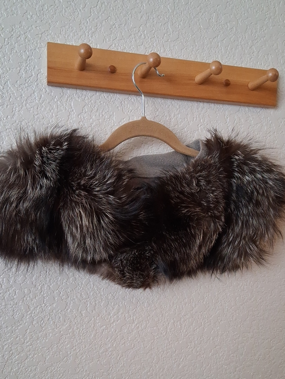 Vintage Fur Collar Scarf